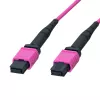Câble de raccordement MPO LogiLink 12 fibres OM4, MPO/PC F/F, type B, 1 m (FM7LC01)