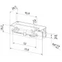 Gâche électrique BIRA HARTTE XS série XS00UM, 12-24 V AC/DC, standard, avec surveillance
