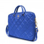 Sac pour ordinateur portable Guess GUCB15ZPSQSSGB 16 pouces, Quilted 4G, bleu
