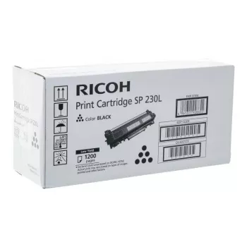 Cartouche de toner Ricoh 408295 SP 230L, 1200 pages, noir