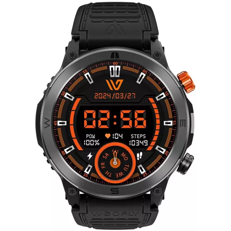Montre connectée WEOFLY Conquer noire